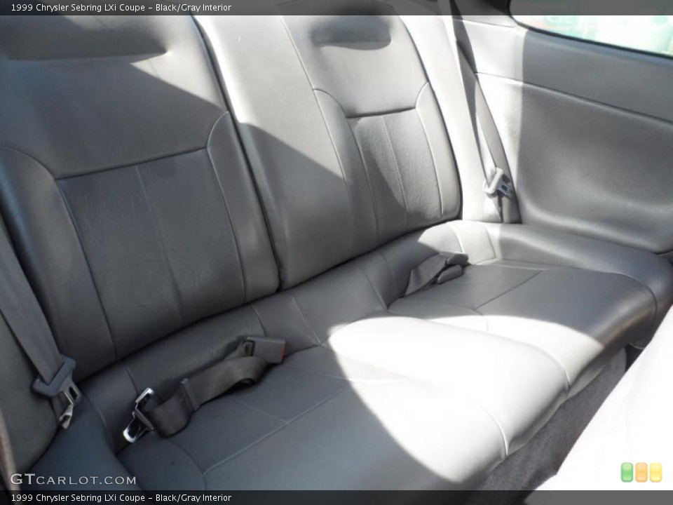 Black/Gray Interior Photo for the 1999 Chrysler Sebring LXi Coupe #52767620