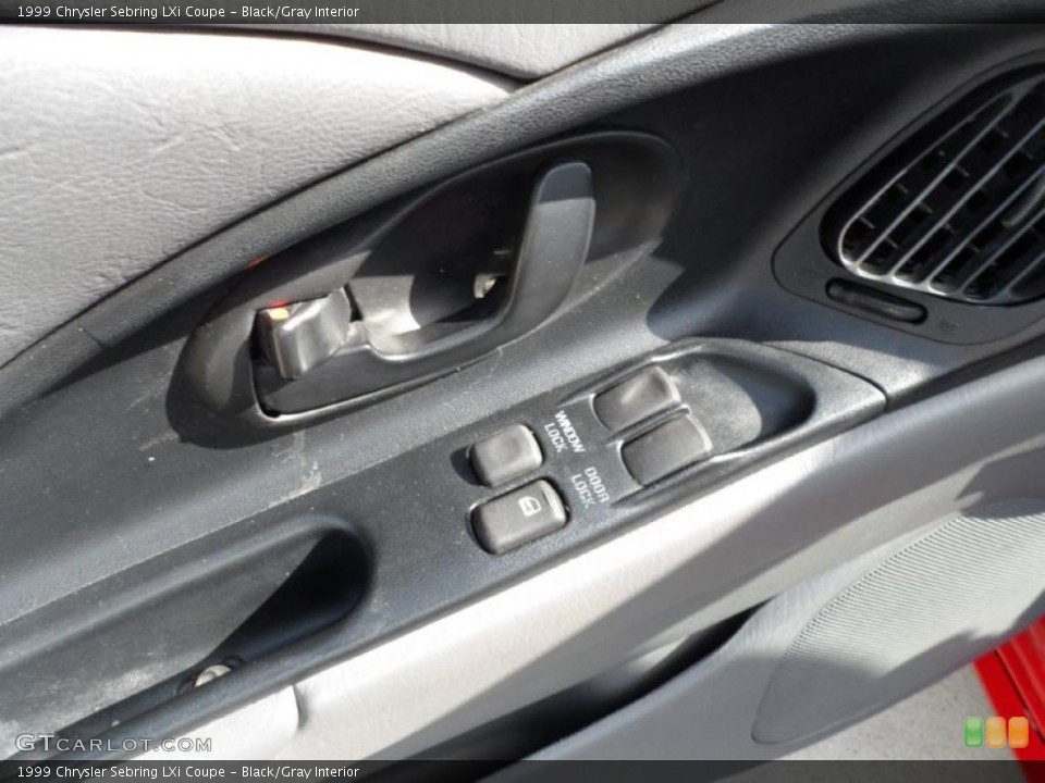 Black/Gray Interior Controls for the 1999 Chrysler Sebring LXi Coupe #52767668
