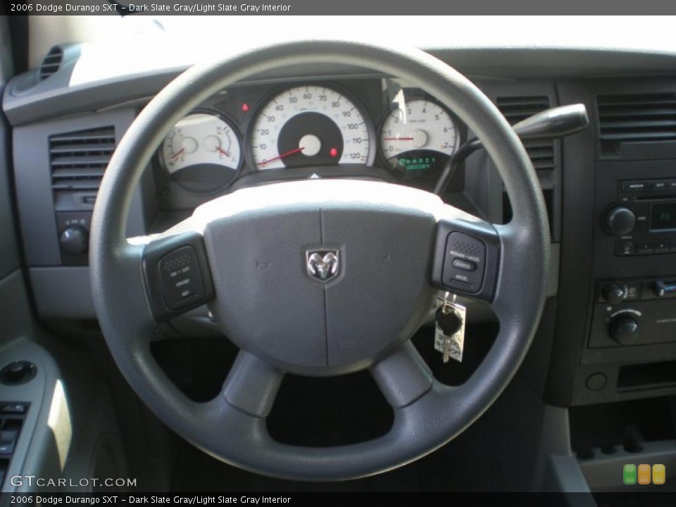 Dark Slate Gray/Light Slate Gray Interior Steering Wheel for the 2006 Dodge Durango SXT #52767970