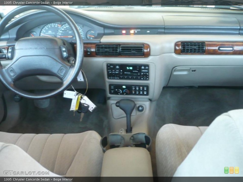 Beige Interior Dashboard for the 1995 Chrysler Concorde Sedan #52771504