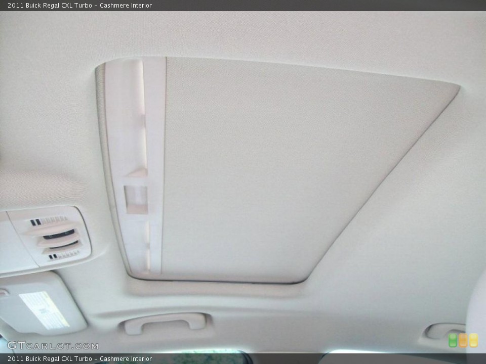 Cashmere Interior Sunroof for the 2011 Buick Regal CXL Turbo #52771800