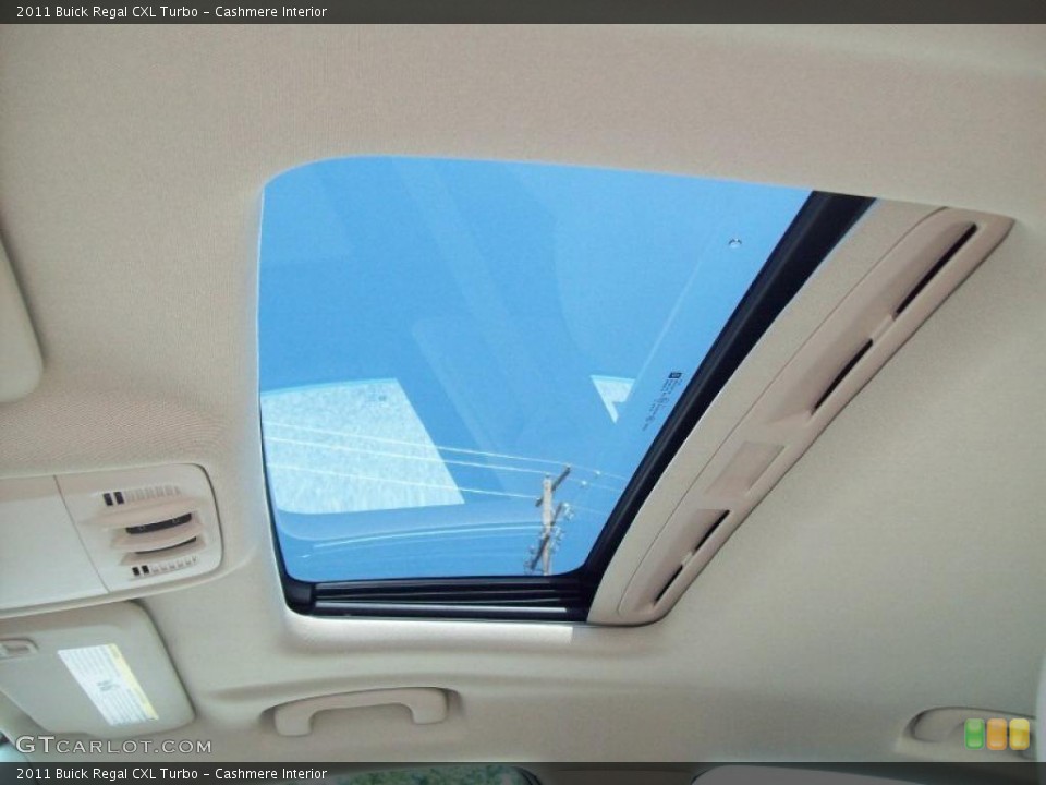 Cashmere Interior Sunroof for the 2011 Buick Regal CXL Turbo #52771813
