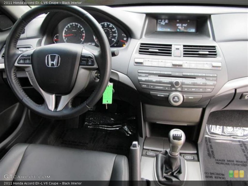 Black Interior Dashboard for the 2011 Honda Accord EX-L V6 Coupe #52773416