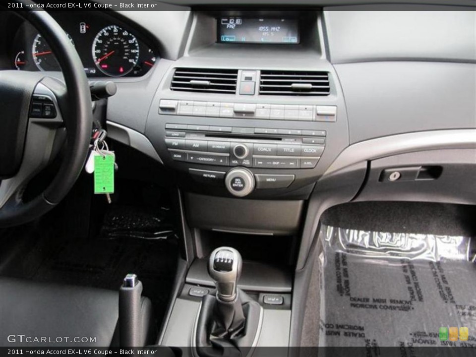 Black Interior Controls for the 2011 Honda Accord EX-L V6 Coupe #52773456