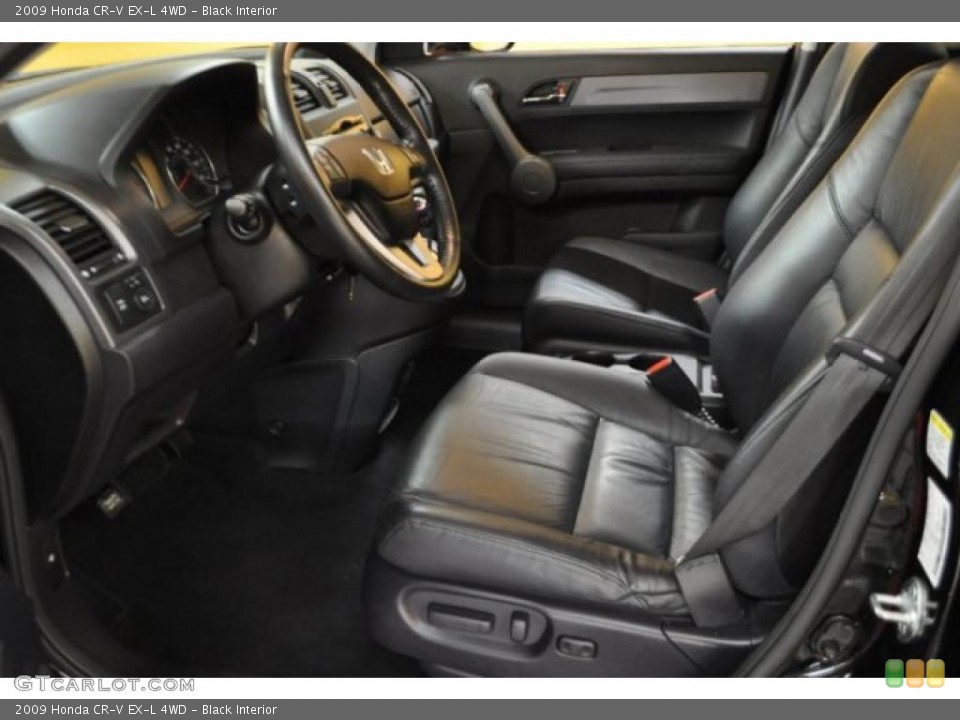 Black Interior Photo for the 2009 Honda CR-V EX-L 4WD #52774812