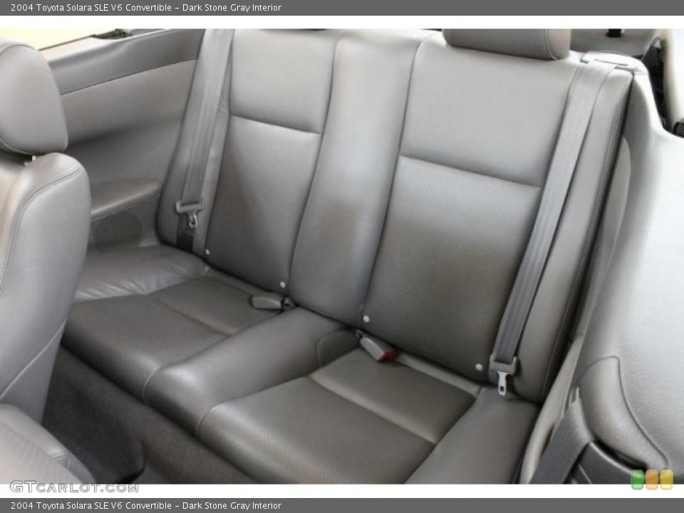 Dark Stone Gray Interior Photo for the 2004 Toyota Solara SLE V6 Convertible #52777228