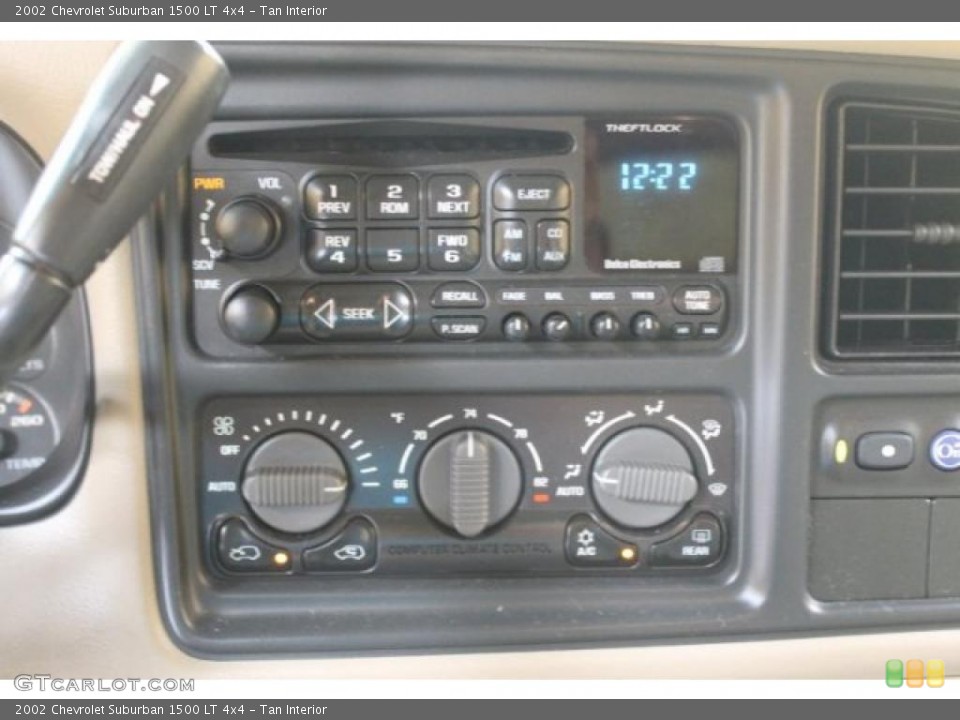 Tan Interior Audio System for the 2002 Chevrolet Suburban 1500 LT 4x4 #52780520
