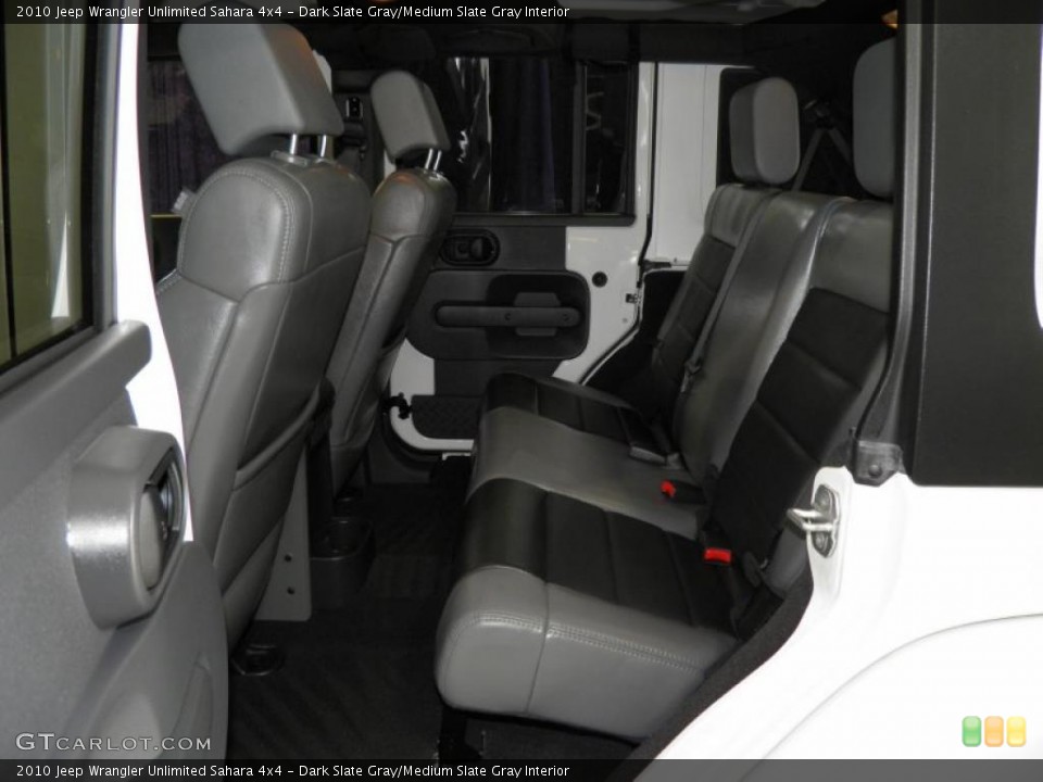 Dark Slate Gray/Medium Slate Gray Interior Photo for the 2010 Jeep Wrangler Unlimited Sahara 4x4 #52785504
