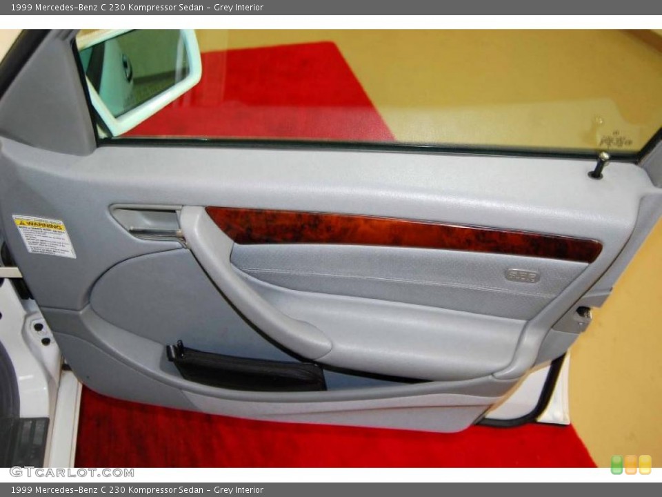 Grey Interior Door Panel for the 1999 Mercedes-Benz C 230 Kompressor Sedan #52785544