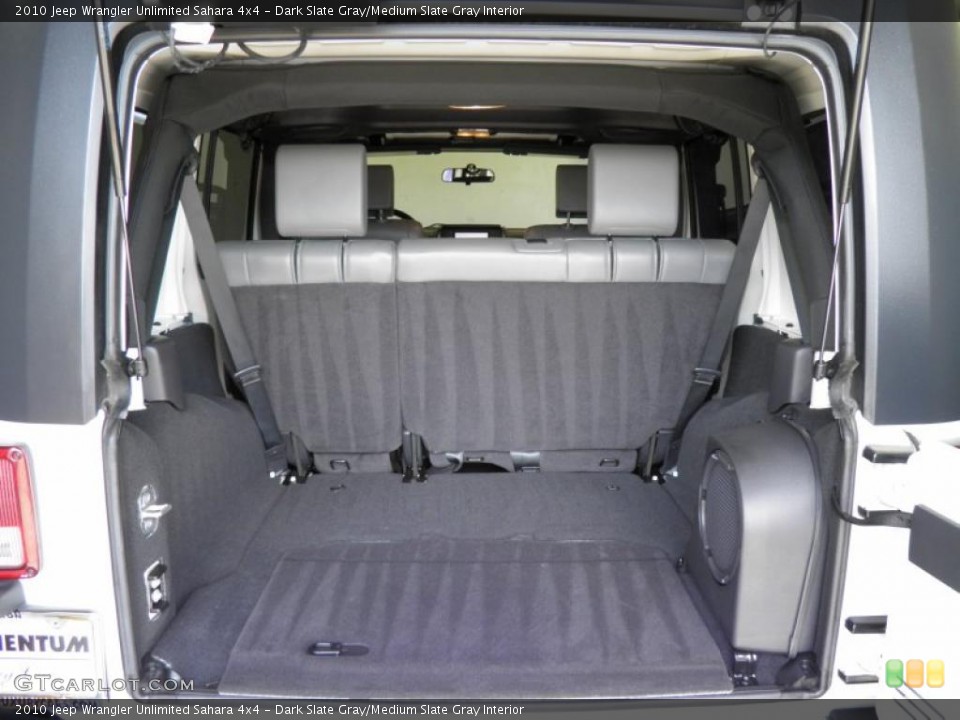 Dark Slate Gray/Medium Slate Gray Interior Trunk for the 2010 Jeep Wrangler Unlimited Sahara 4x4 #52785560