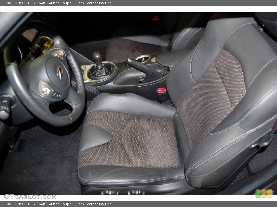Black Leather Interior Photo for the 2009 Nissan 370Z Sport Touring Coupe #52786184