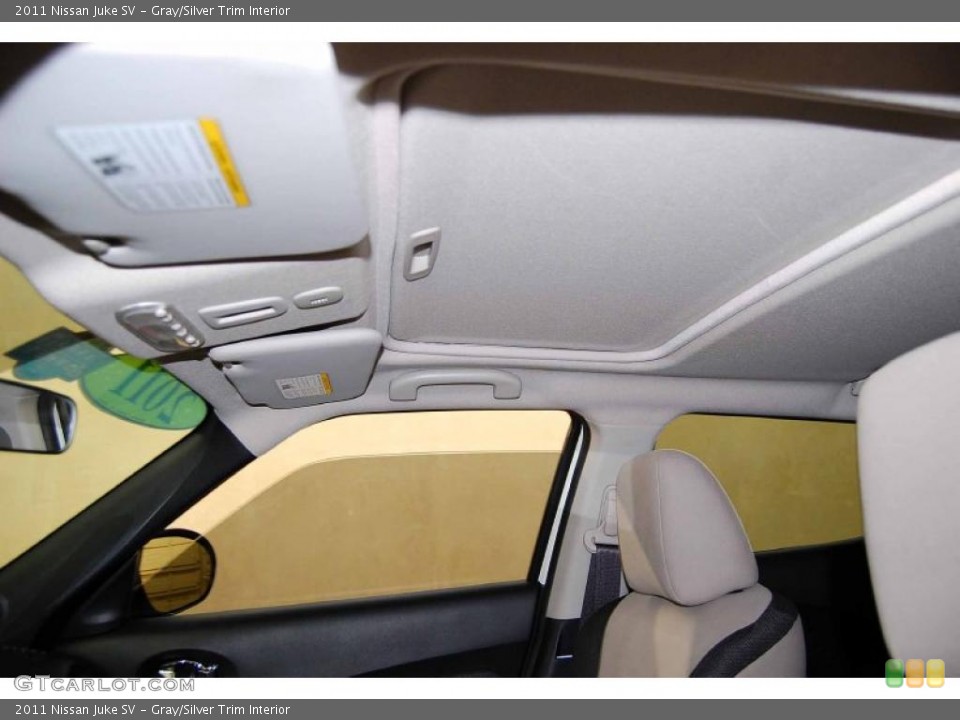 Gray/Silver Trim Interior Sunroof for the 2011 Nissan Juke SV #52786928