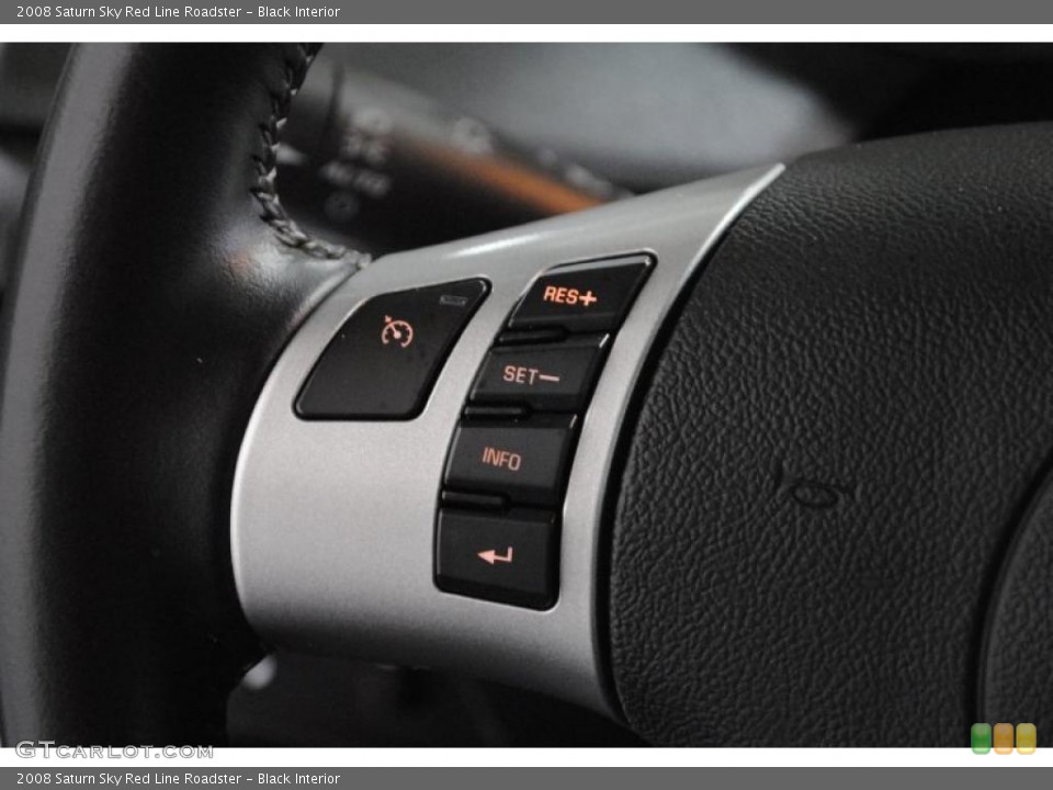 Black Interior Controls for the 2008 Saturn Sky Red Line Roadster #52788508