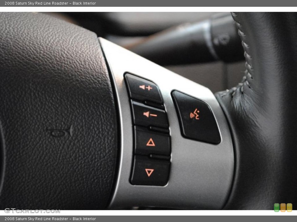Black Interior Controls for the 2008 Saturn Sky Red Line Roadster #52788520