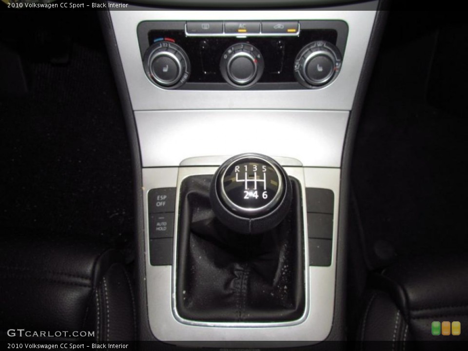 Black Interior Transmission for the 2010 Volkswagen CC Sport #52791068