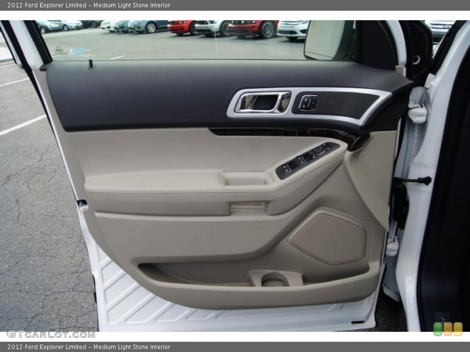 Medium Light Stone Interior Door Panel for the 2012 Ford Explorer Limited #52792924