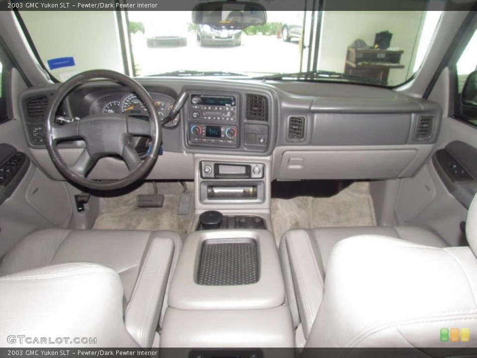 Pewter/Dark Pewter Interior Dashboard for the 2003 GMC Yukon SLT #52793212