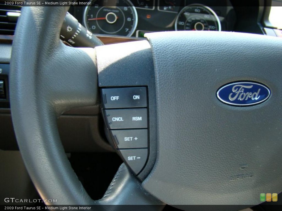 Medium Light Stone Interior Controls for the 2009 Ford Taurus SE #52795492