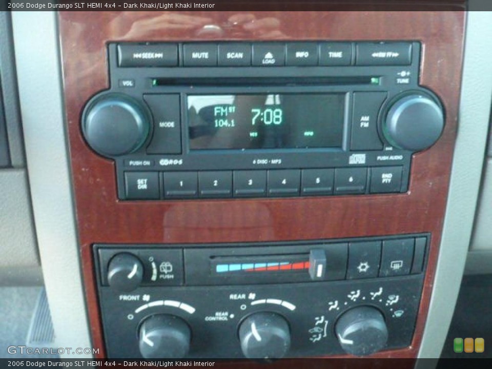 Dark Khaki/Light Khaki Interior Audio System for the 2006 Dodge Durango SLT HEMI 4x4 #52797612