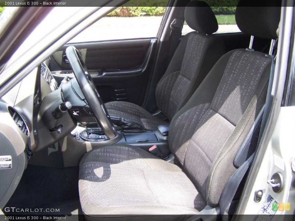 Black Interior Photo for the 2001 Lexus IS 300 #52797908