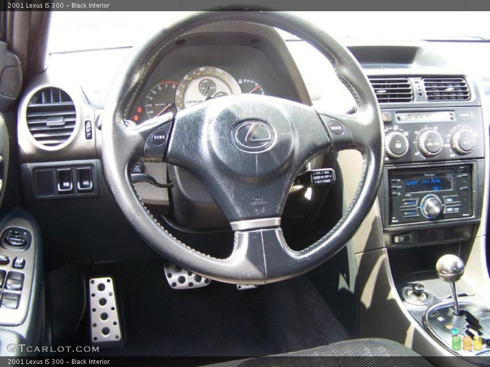 Black Interior Steering Wheel for the 2001 Lexus IS 300 #52797952