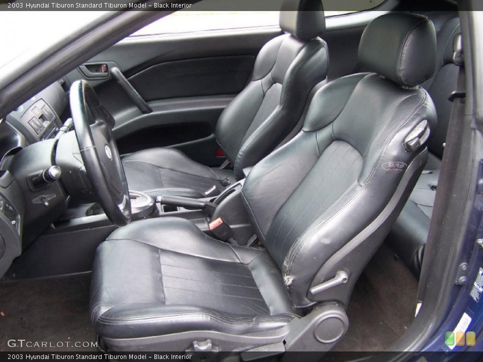 Black Interior Photo for the 2003 Hyundai Tiburon  #52798096