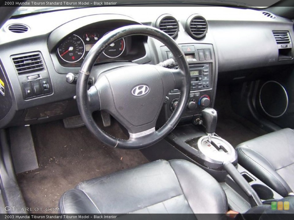 Black Interior Dashboard for the 2003 Hyundai Tiburon  #52798108