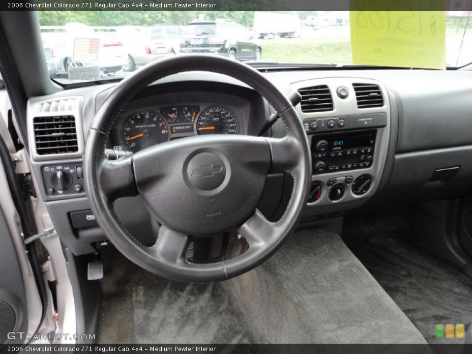 Medium Pewter Interior Dashboard for the 2006 Chevrolet Colorado Z71 Regular Cab 4x4 #52799908