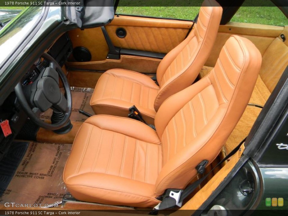 Cork Interior Front Seat for the 1978 Porsche 911 SC Targa #52800120