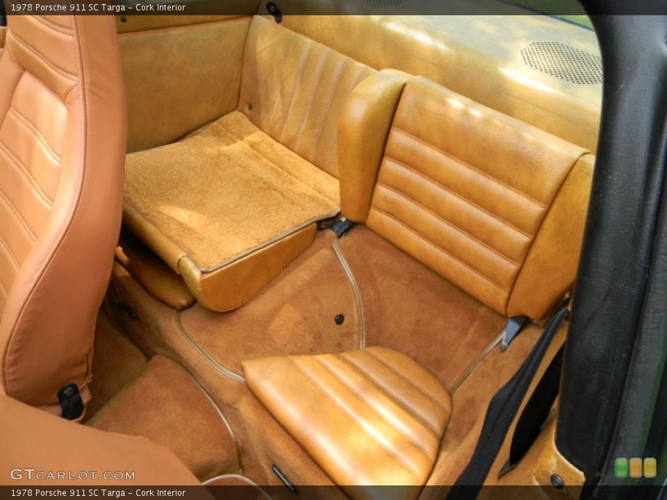 Cork Interior Rear Seat for the 1978 Porsche 911 SC Targa #52800180