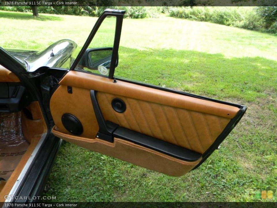 Cork Interior Door Panel for the 1978 Porsche 911 SC Targa #52800220