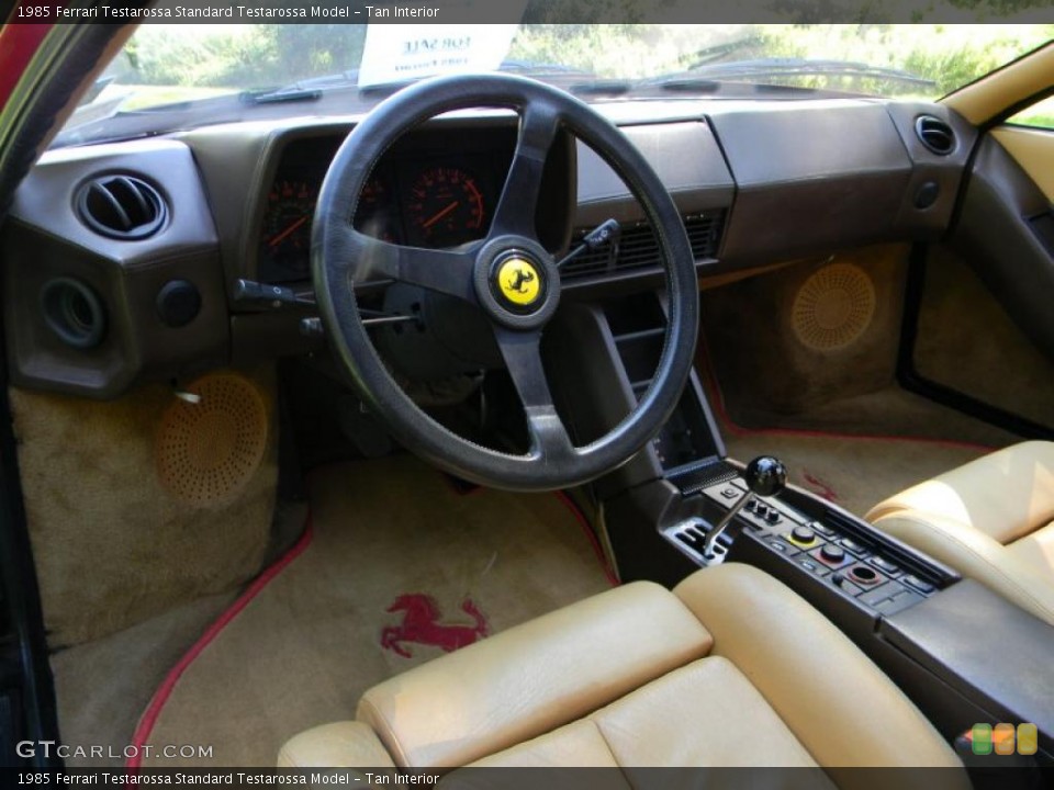 Tan Interior Photo for the 1985 Ferrari Testarossa  #52801008