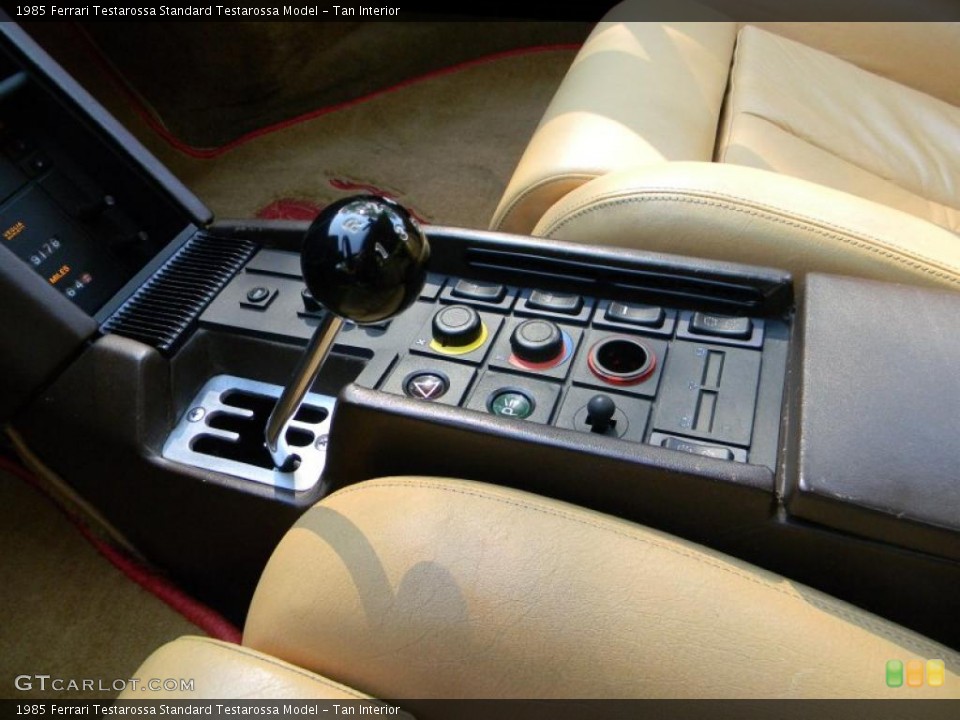 Tan Interior Transmission for the 1985 Ferrari Testarossa  #52801080
