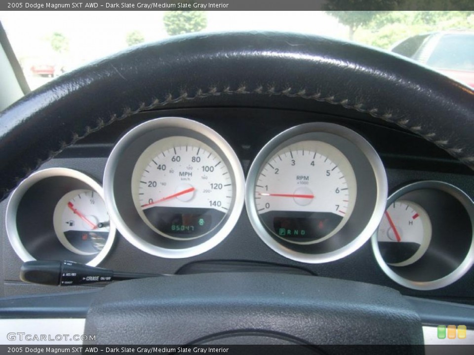 Dark Slate Gray/Medium Slate Gray Interior Gauges for the 2005 Dodge Magnum SXT AWD #52801676