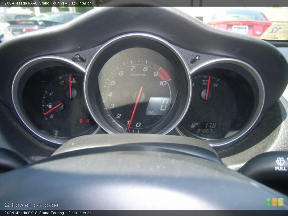 Black Interior Gauges for the 2004 Mazda RX-8 Grand Touring #52802060