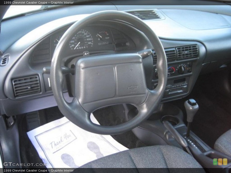 Graphite Interior Dashboard for the 1999 Chevrolet Cavalier Coupe #52804320
