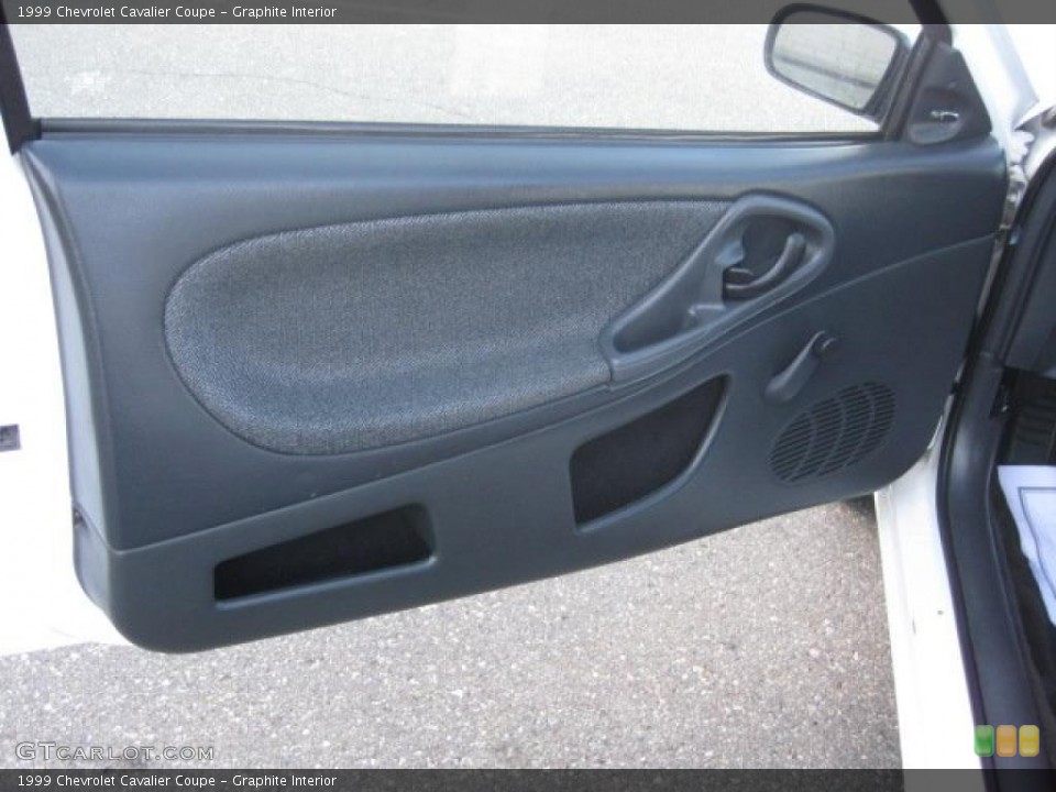 Graphite Interior Door Panel for the 1999 Chevrolet Cavalier Coupe #52804408