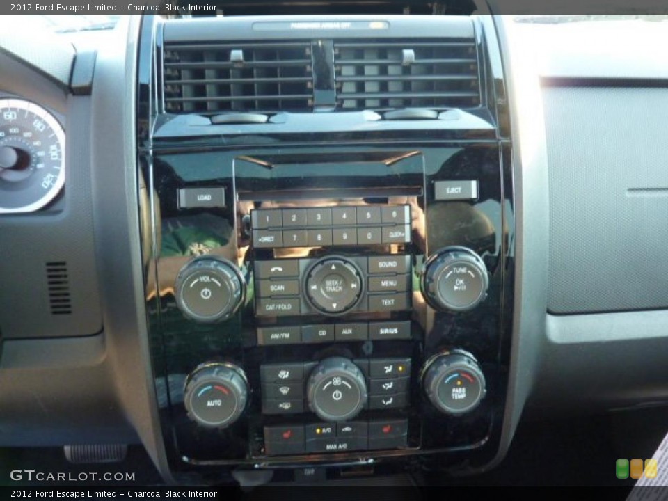 Charcoal Black Interior Controls for the 2012 Ford Escape Limited #52807620