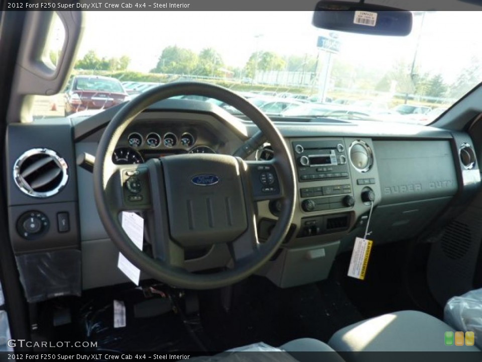 Steel Interior Dashboard for the 2012 Ford F250 Super Duty XLT Crew Cab 4x4 #52807836