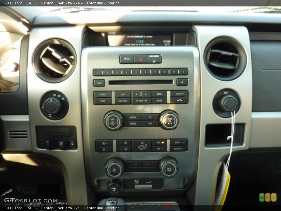 Raptor Black Interior Controls for the 2011 Ford F150 SVT Raptor SuperCrew 4x4 #52808100