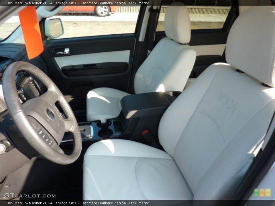 Cashmere Leather/Charcoal Black Interior Photo for the 2009 Mercury Mariner VOGA Package 4WD #52808468