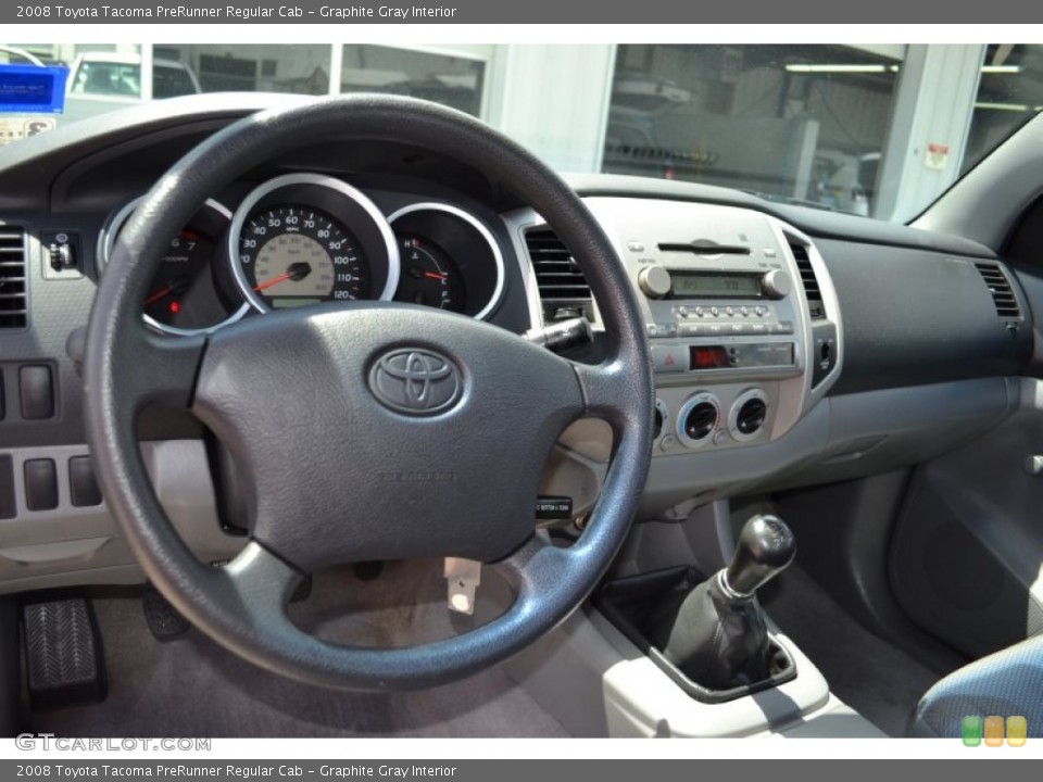 Graphite Gray Interior Photo for the 2008 Toyota Tacoma PreRunner Regular Cab #52812288