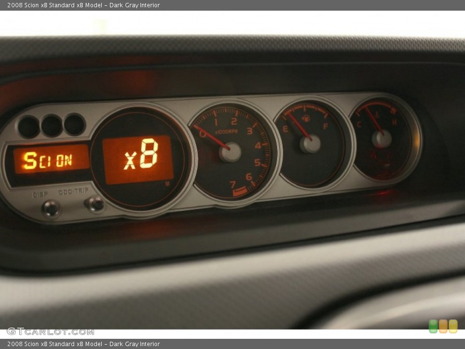 Dark Gray Interior Gauges for the 2008 Scion xB  #52812390