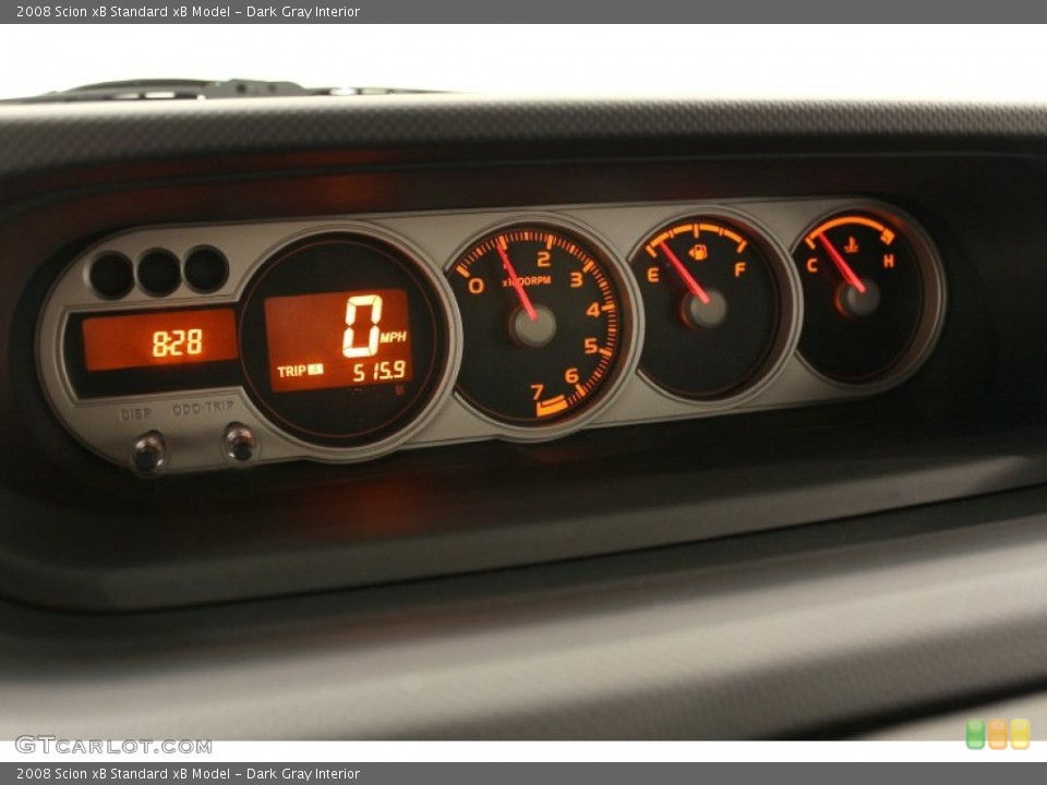 Dark Gray Interior Gauges for the 2008 Scion xB  #52812405