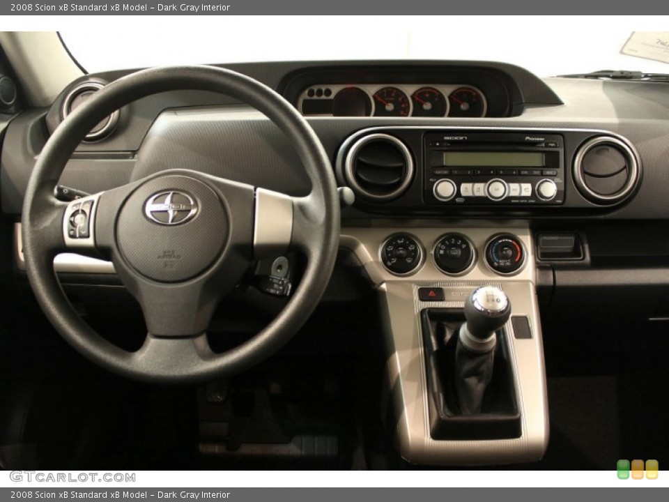 Dark Gray Interior Controls for the 2008 Scion xB  #52812492