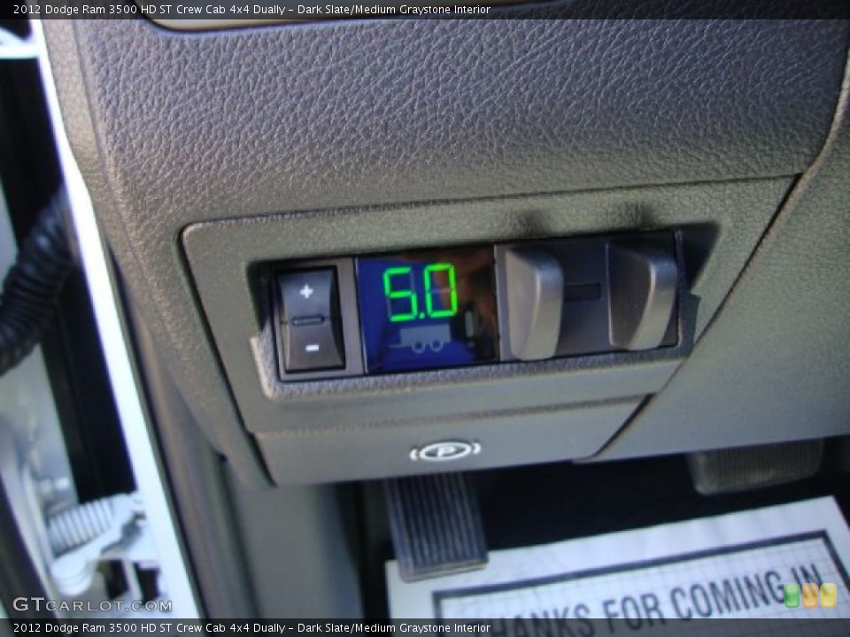 Dark Slate/Medium Graystone Interior Controls for the 2012 Dodge Ram 3500 HD ST Crew Cab 4x4 Dually #52813072