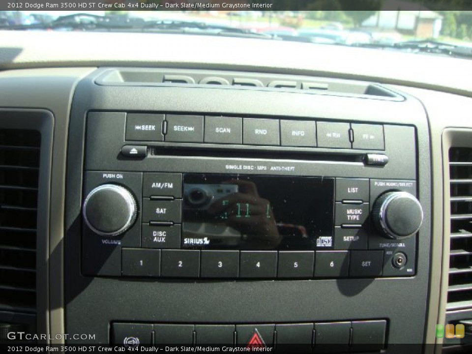 Dark Slate/Medium Graystone Interior Controls for the 2012 Dodge Ram 3500 HD ST Crew Cab 4x4 Dually #52813935