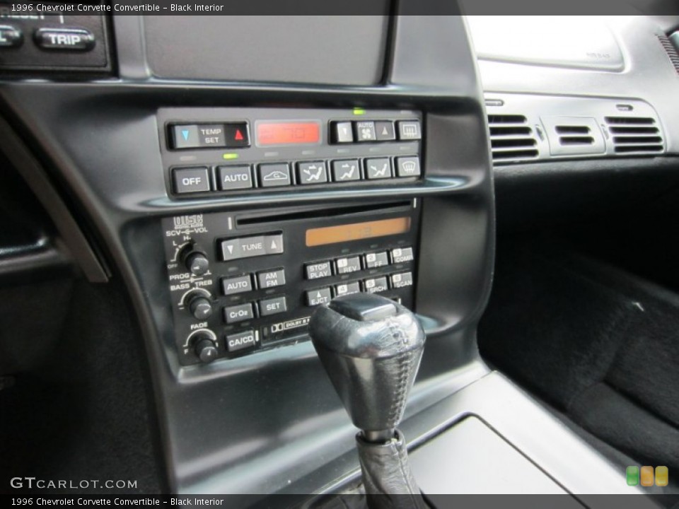 Black Interior Controls for the 1996 Chevrolet Corvette Convertible #52822772