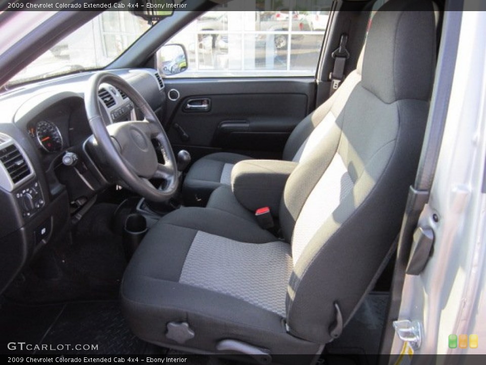 Ebony Interior Photo for the 2009 Chevrolet Colorado Extended Cab 4x4 #52824524