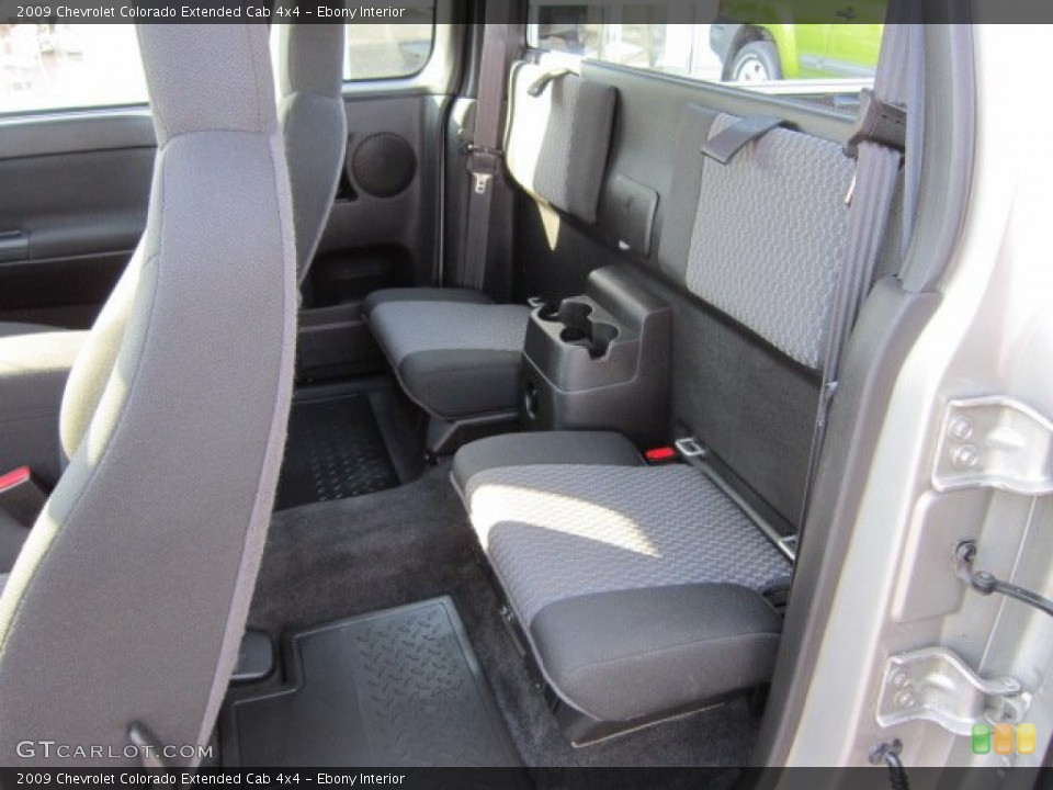 Ebony Interior Photo for the 2009 Chevrolet Colorado Extended Cab 4x4 #52824533